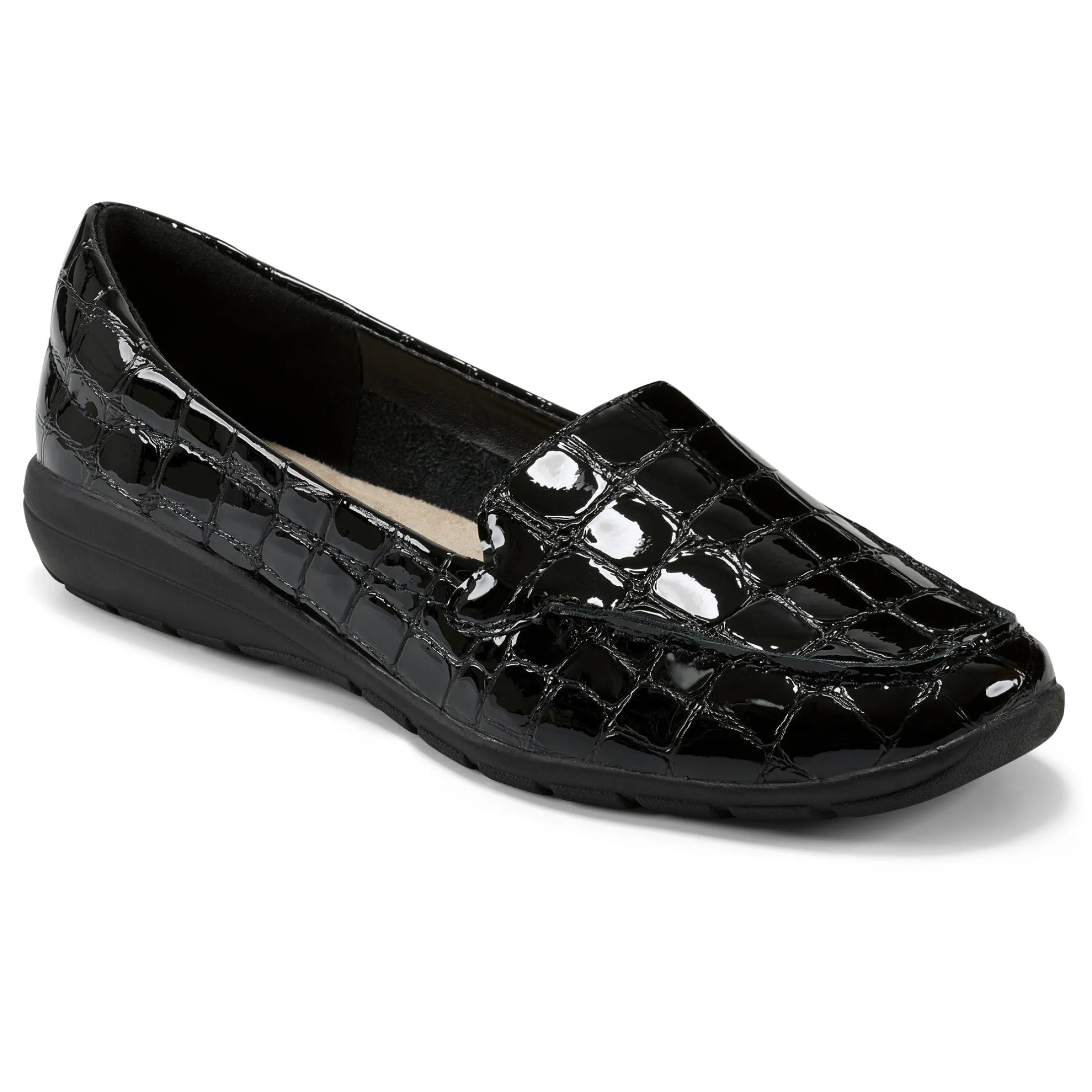 Easy Spirit Loafers|Loafers*Abide Croco Print Casual Flats