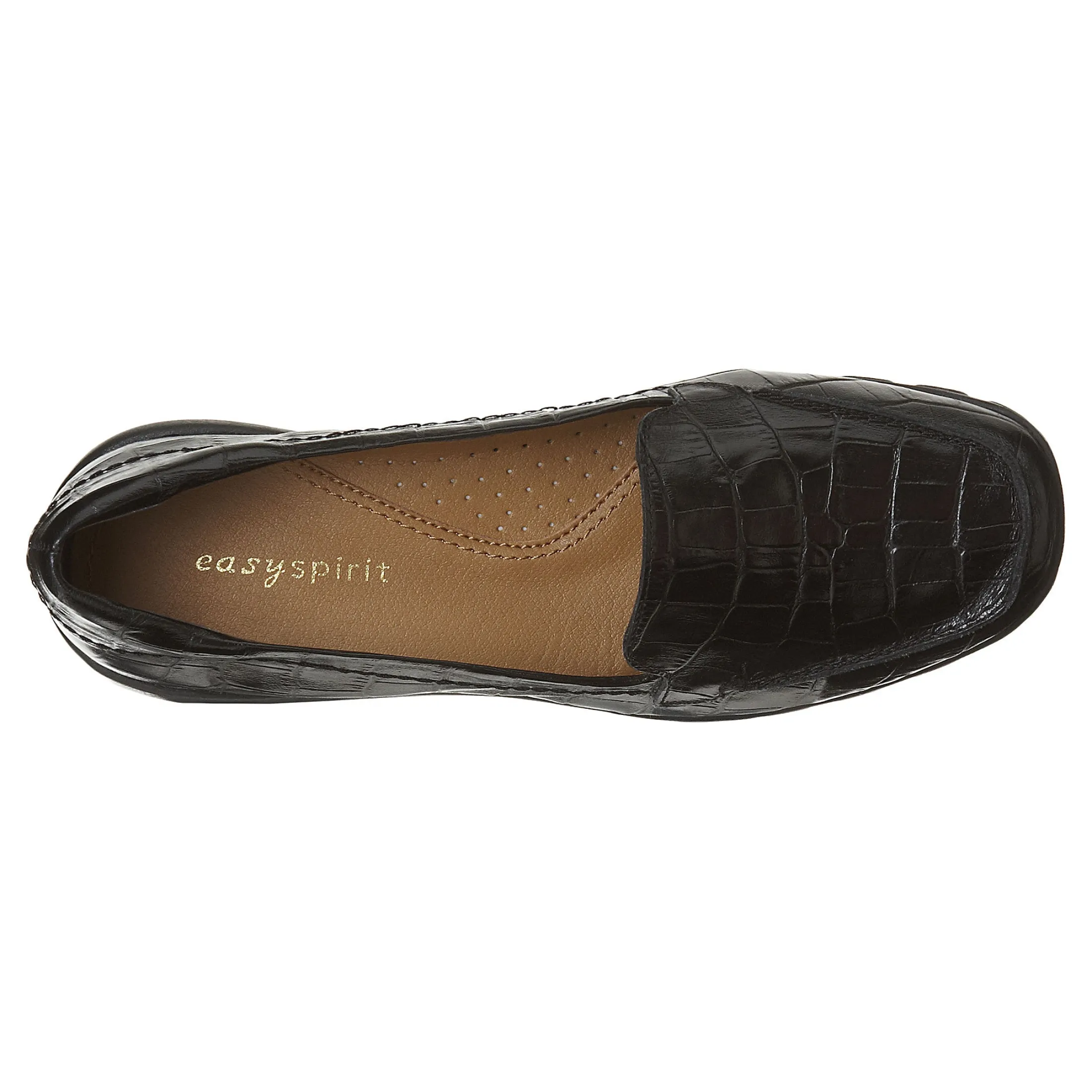 Easy Spirit Loafers|Loafers*Abide Croco Print Casual Flats