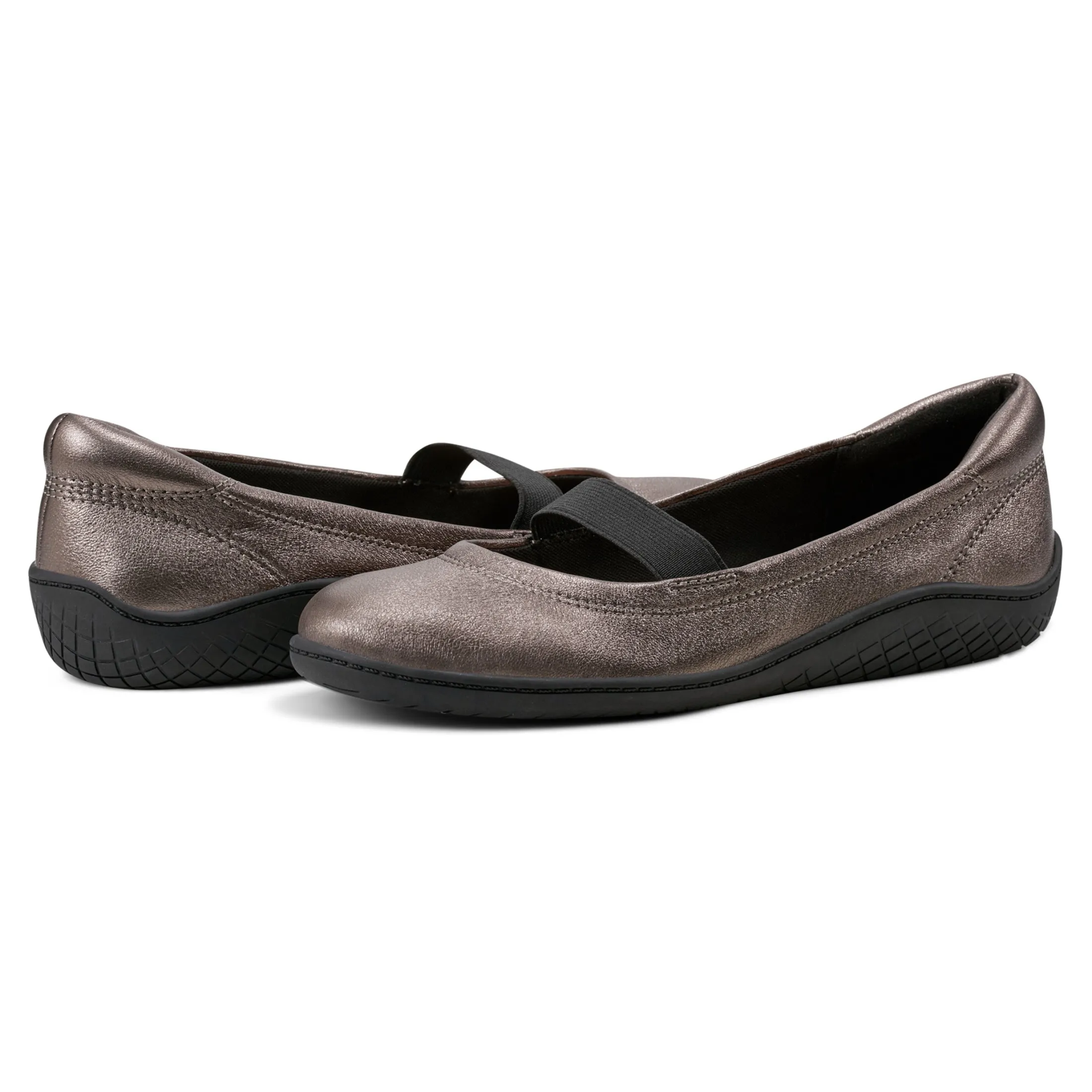 Easy Spirit Flats|Flats*Golden Mary Jane Casual Ballet Flats