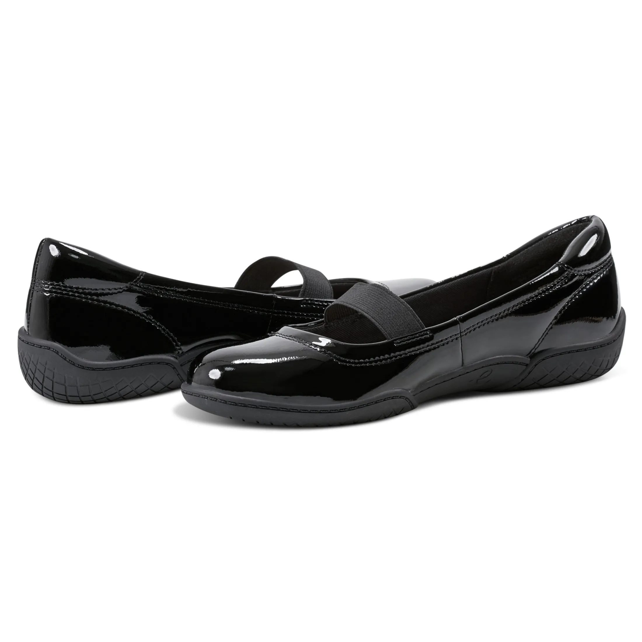 Easy Spirit Flats|Flats*Golden Mary Jane Casual Ballet Flats